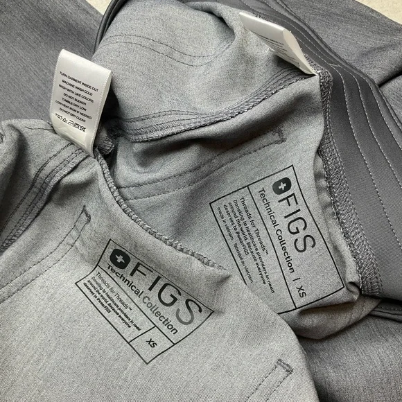 Figs Livingston Pant Set XS Graphite Gray NWOT - Picture 4 of 9